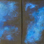 Acryl auf Leinwand,  2 x 40 x 40 cm