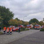 Sammeln am Kreishaus © Freiwillige Feuerwehr Cuxhaven-Duhnen