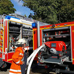 Die Wassersorgung steht © Freiwillige Feuerwehr Cuxhaven-Duhnen