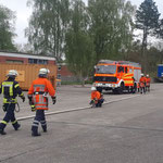 Wasser marsch beim Truppmann © Freiwillige Feuerwehr Cuxhaven-Duhnen