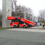 Die neue mobile Rettungstreppe © Freiwillige Feuerwehr Cuxhaven-Duhnen