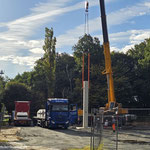 Emsiges Treiben auf der Baustelle © FF-Duhnen-Stickenbüttel
