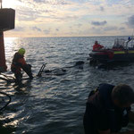 Die Boote werden im Duhner Watt wieder aufgenommen / © Freiwillige Feuerwehr Cuxhaven-Duhnen