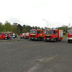 Die Fahrzeugflotte des LB 8 © Freiwillige Feuerwehr Cuxhaven-Duhnen