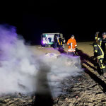 Das Ablöschen zum Schluss © Freiwillige Feuerwehr Cuxhaven-Duhnen