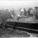 Unser ehemaliges Katamaranboot, Baujahr 1971 / © Freiwillige Feuerwehr Cuxhaven-Duhnen