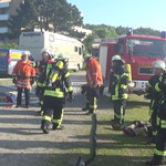 Weitere Trupps in Bereitstellung © Freiwillige Feuerwehr Cuxhaven-Duhnen