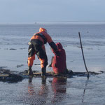 Person im Schlick eingesunken / © Freiwillige Feuerwehr Cuxhaven-Duhnen 