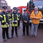 Die beiden Ortsbrandmeister des LB 8 mit dem OB © Freiwillige Feuerwehr Cuxhaven-Duhnen