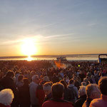 Viele Besucher waren am Strand © Freiwillige Feuerwehr Cuxhaven-Duhnen