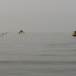 Die Boote kommen nach Einsatzabschluß zurück / © Freiwillige Feuerwehr Cuxhaven-Duhnen