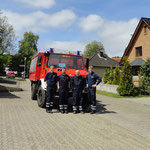 Lutz und seine Fahrschüler © Freiwillige Feuerwehr Cuxhaven-Duhnen