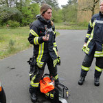 Einweisung in die Atemschutznotfalltasche © Freiwillige Feuerwehr Cuxhaven-Duhnen