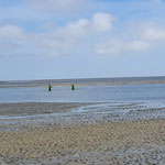 Richtung Norden wird der Duhner Priel immer tiefer © FF.Cuxhaven-Duhnen