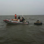 Rettungseinsatz für zwei Jugendliche die mit ihrem Schlauchboot abgedriftet waren / © Freiwillige Feuerwehr Cuxhaven-Duhnen 