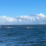 Der komplette Suchverband auf Nordkurs © FF-Duhnen
