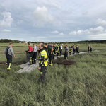 Verlegearbeiten © Freiwillige Feuerwehr Cuxhaven-Duhnen