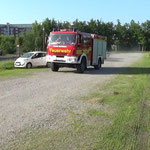 Anrücken der ersten Einsatzkräfte aus Sahlenburg... © Freiwillige Feuerwehr Cuxhaven-Duhnen
