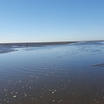 Ein "Fahrwasser" für unser Boot, der Priel bei der 5 © Freiwillige Feuerwehr Cuxhaven-Duhnen