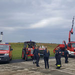 Die fahrzeuge sind aufgestellt, die Besucher können kommen © Freiwillige Feuerwehr Cuxhaven-Duhnen