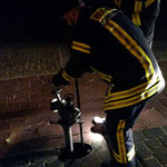... jetzt "nur" noch am Schlüssel drehen... © Freiwillige Feuerwehr Cuxhaven-Duhnen