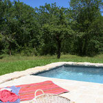 piscine privée dans parc privé occitanie gite à louer