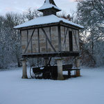 le pigeonnier sous la neige