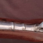 fusil modèle 1822 t bis calibre 18 mm,vue pontet.