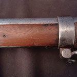 fusil  infanterie modèle 1822 t bis calibre 18 mm vue grenadiére .