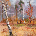 2011, Listopad, olej na płótnie, 30 x 40 cm.