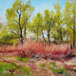 2011, wiosna, olej na płótnie, 30 x 40 cm.