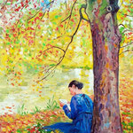 2010, List, olej na płótnie, 30 / 40 cm.