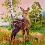 2008, Sarenka, olej na płótnie, 40 x 50 cm.