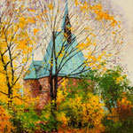 2012, Kaplica Magdaleny, olej na płótnie lnianym, 30 x 40 cm.