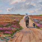 2013, Wędrowiec, olej na płótnie lnianym, 30 x 40 cm.
