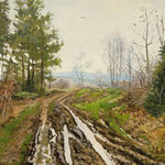 2015, Listopad 2, November 2, olej, płótno lniane, 30 x 40 cm