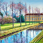 2009, Park Sanssouci w grudniu ,olej na płótnie, 35 x 45 cm.