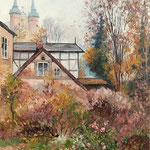 2014, Stara Oliwa, olej na płótnie lnianym, 30 x 40 cm.