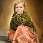 2015, Katja, olej na płótnie lnianym, 45 x 55 cm, Berlin.