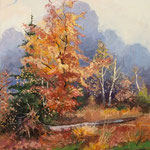 2011, Barwy Jesieni 3,  olej na płótnie, 30 x 40 cm.
