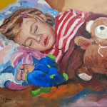 2012, Nina, olej na płótnie, 30 x 40 cm, Magdeburg.