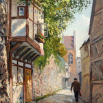 2014, Neubrandenburg, olej na płótnie lnianym, 30 x 40 cm.