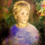 1991, John  mój syn, Kredki na papierze, Bonn.