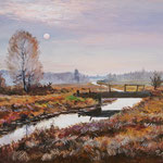 2012, Jesień, olej na płótnie, 30 x 40 cm.