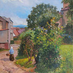2014, w Ząbkowicach Śląskich, olej na płótnie lnianym, 30 x 40 cm.  