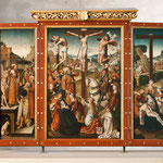 Das Retabel des ehemaligen Kreuzaltars der Kirche, eine Stiftung des Chorherrn von Schwansbell, schuf der sog. „Meister von Cappenberg“ Jan Baegert aus Wesel, was die enge Verbindung zwischen den Klöstern Cappenberg und Oberndorf bei Wesel dokumentiert. 