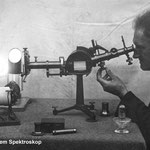 Bruno H. Bürgel am Spektroskop