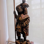 Saint Christophe, sculpture sur bois, XVe, Artois /JH