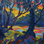 Al Gury, "Cooper River", 16” x 20”, oil on panel