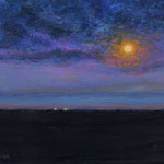 Fred Danziger, "Moonscape", 6" x 8", oil